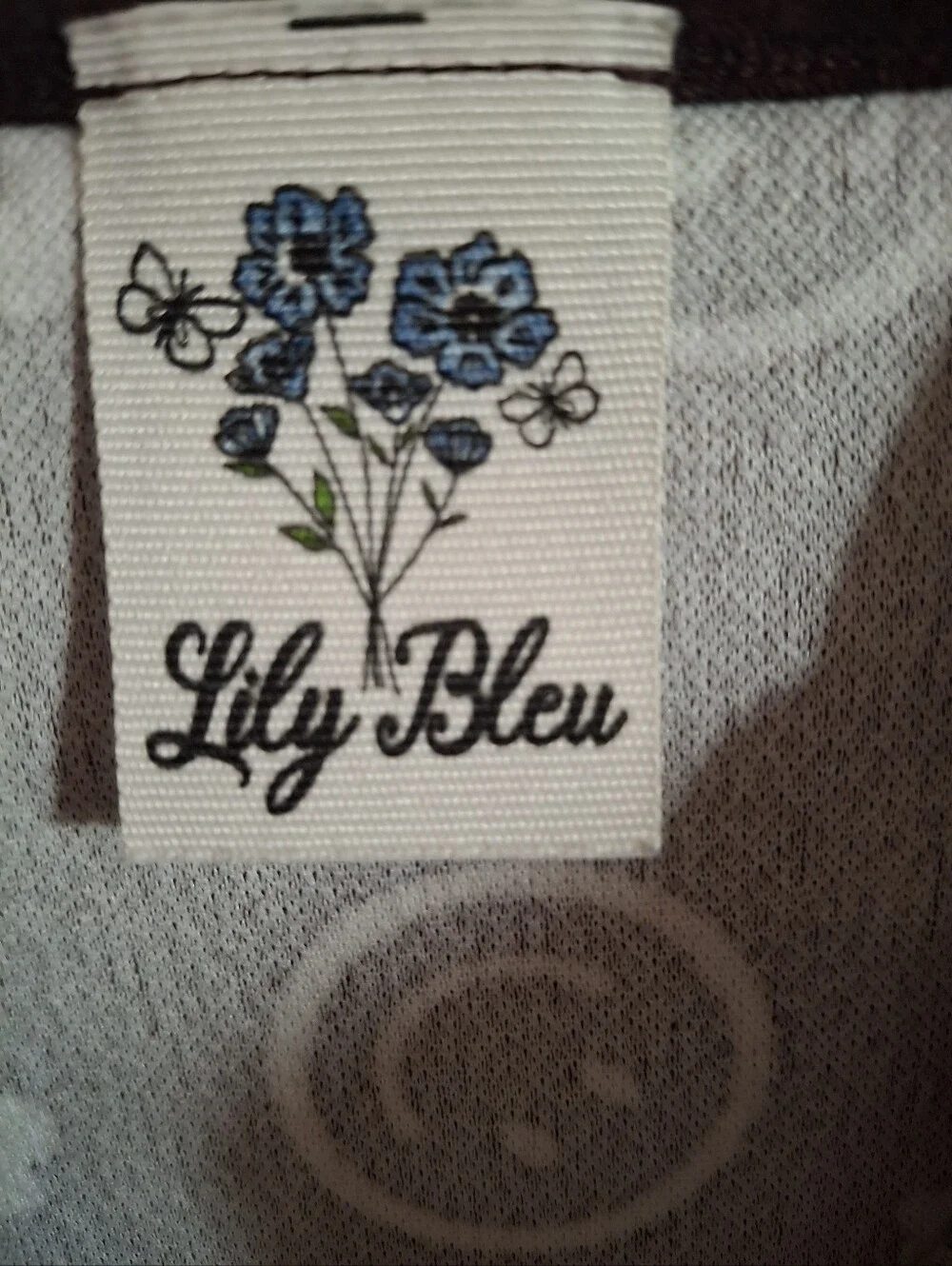 Lily Bleu Brown Smile & Flower Print Tank Dress